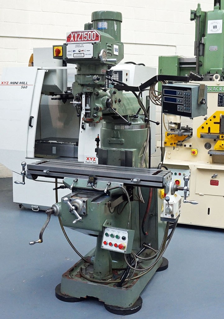 XYZ 1500VS Turret Milling Machine