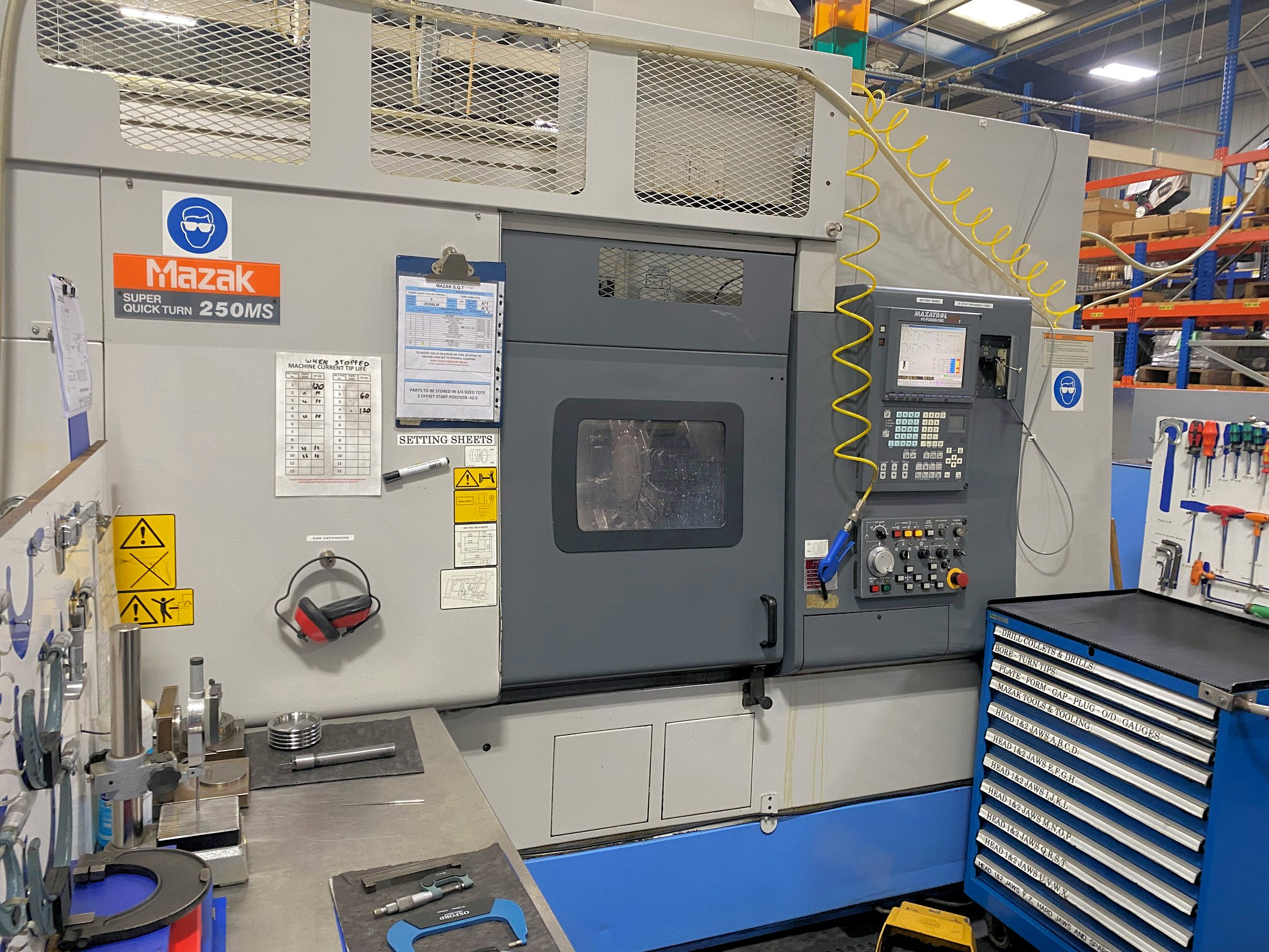 Mazak SQT250MS CNC Lathe (2001)