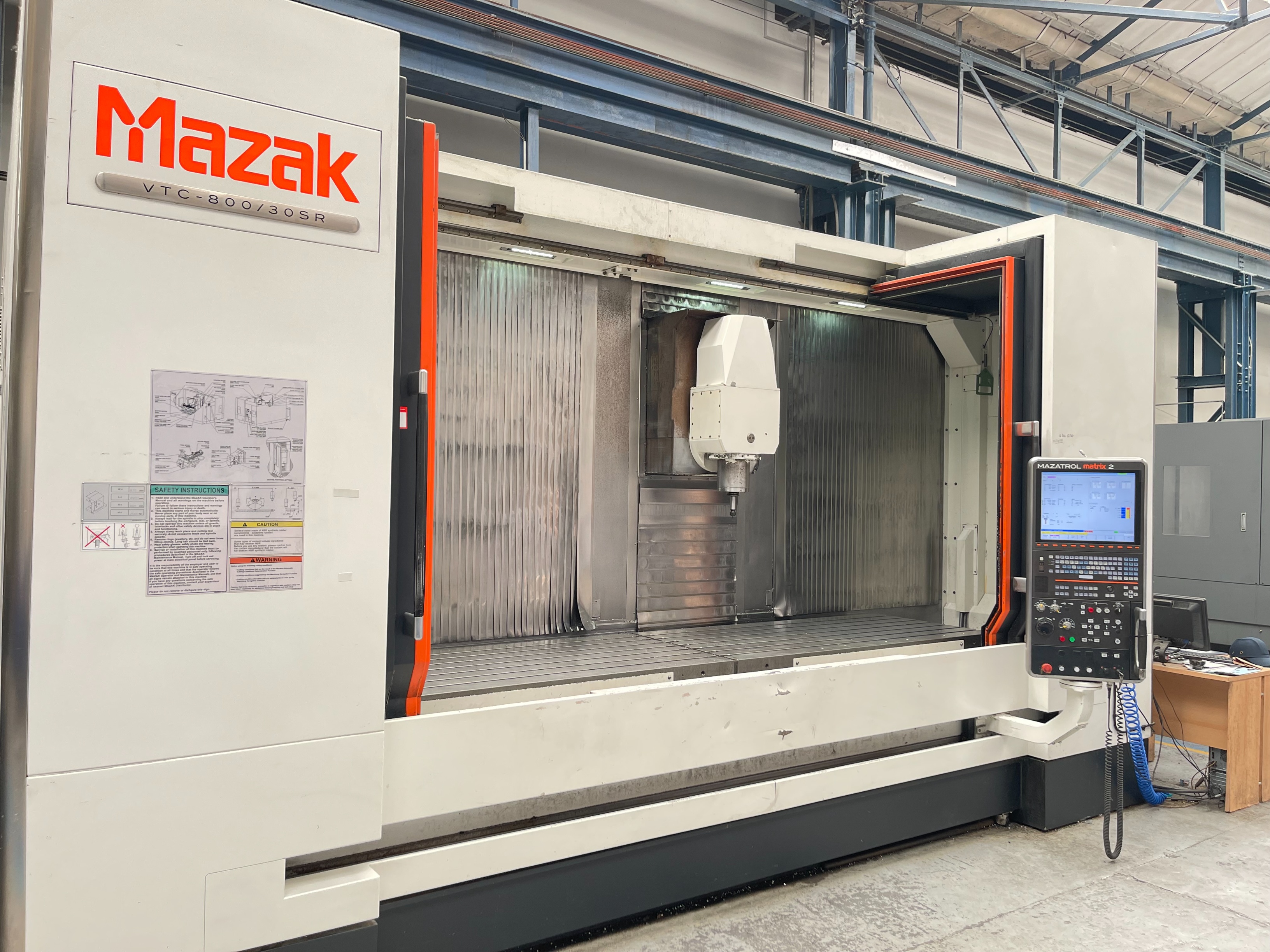 Yamazaki Mazak Model VTC 800 30SR Vertical Machining Centre