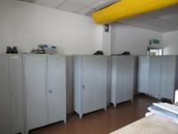 Personnel lockers, steel, double (Qty 26) and single (Qty 3)