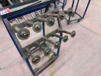 1 Mobile Spool Rack containing 20 Spools for Smaller Noma Braiding Machines