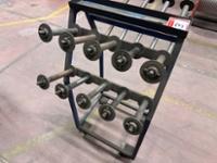 1 Mobile Spool Rack containing 20 Spools for Smaller Noma Braiding Machines