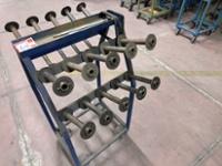 1 Mobile Spool Rack containing 20 Spools for Smaller Noma Braiding Machines