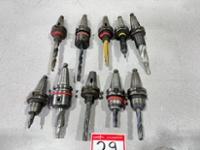 (10) x Various BT40 Spindle Tool Holders 