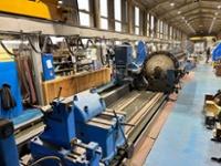 Large Capacity Churchill 1600mm Swing x 10,000mm CNC Roll Grinder