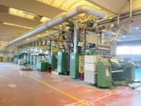Streda SP.ST.1510 Coating Line (2002) with Roto Sleeve Type R.S. 1600-1100 Rotogravure Unit (2012)